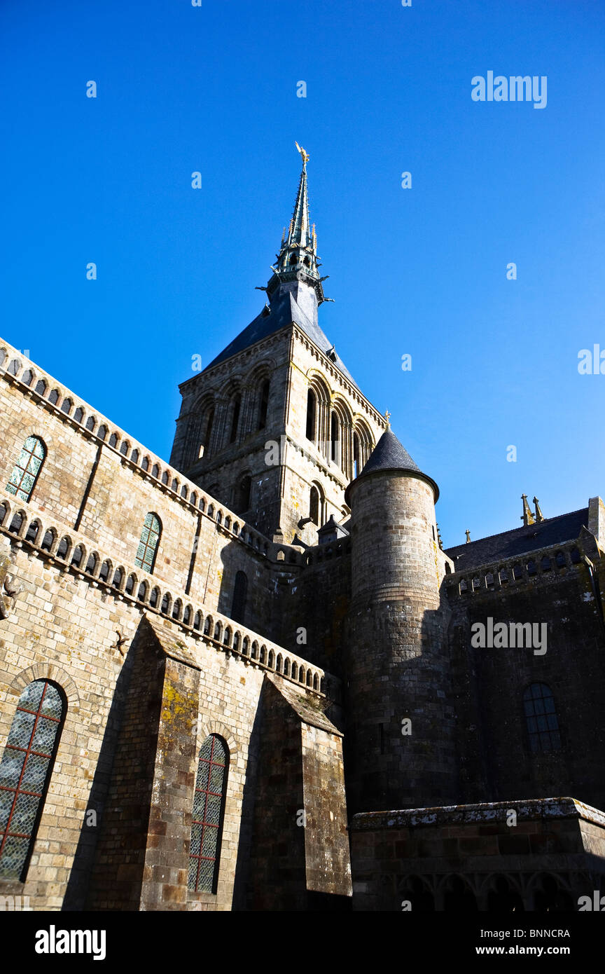 Spire mont st michel abbey Banque de photographies et d’images à haute ...