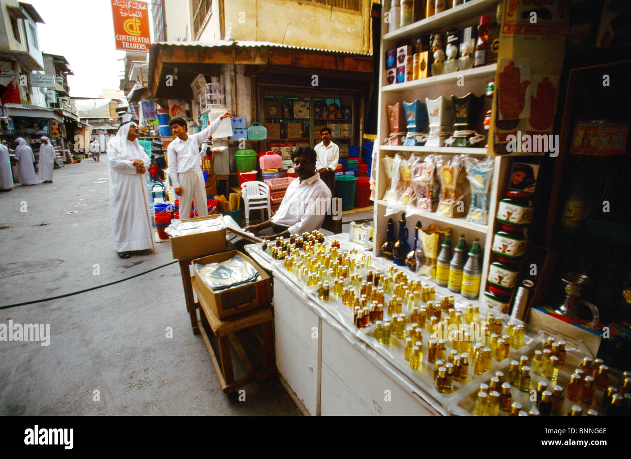 Manama Bahreïn Souk Boutique Parfum Banque D'Images