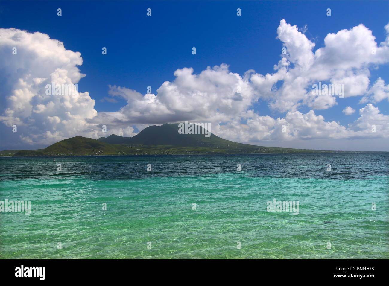L'île des Caraïbes de Nevis Banque D'Images