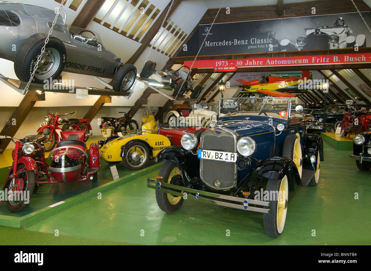 Allgäu Allemagne Bavière Allgaeu automobile museum museum old-timer Fuchstal Souabes supérieur Allgäu Bayern automobiles Banque D'Images