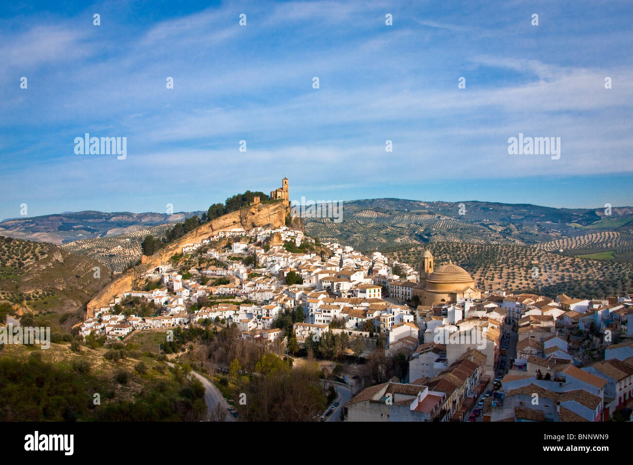 Andalousie Espagne Montefrio hill town city, voyage locations de vacances Banque D'Images