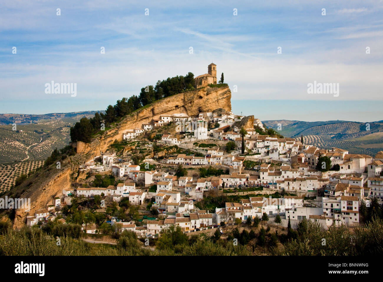 Andalousie Espagne Montefrio hill town city, voyage locations de vacances Banque D'Images