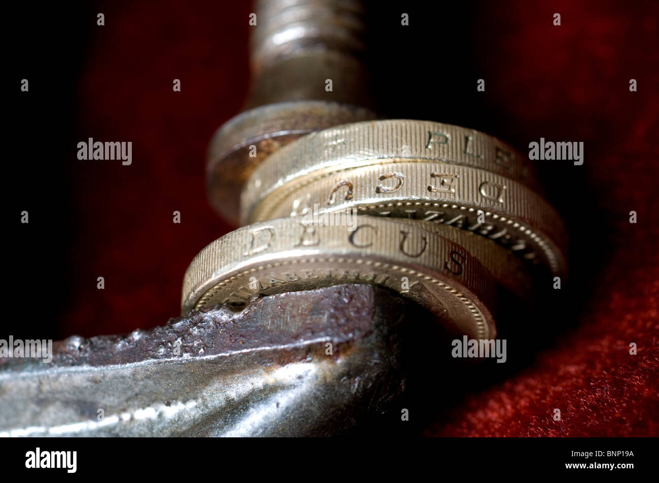 Livre sous pression Banque D'Images