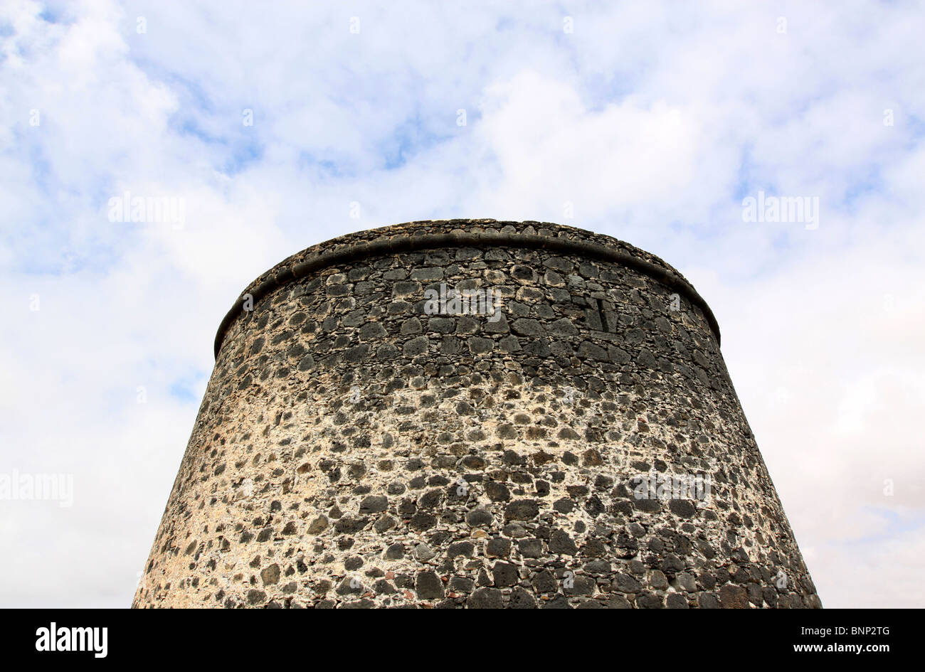 Mur de l'ancien château espagnol El Cotillo Fuerteventura Banque D'Images