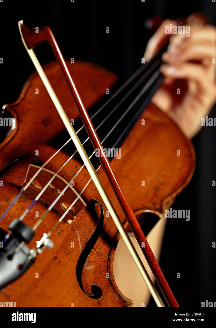 Violon, parfois appelé officieusement fiddle Photo Stock - Alamy