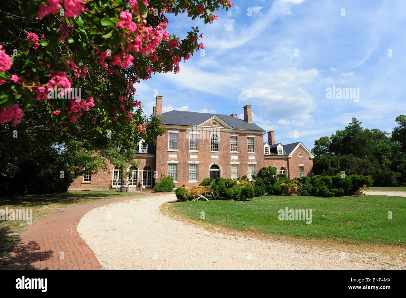 USA Virginia VA Fairfax Comté Woodlawn Historic Estate Plantation house home Banque D'Images