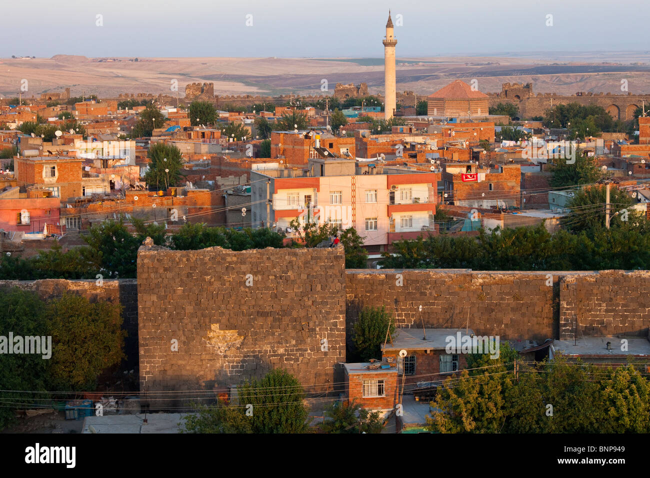 Mur de la ville de diyarbakir Banque de photographies et d’images à