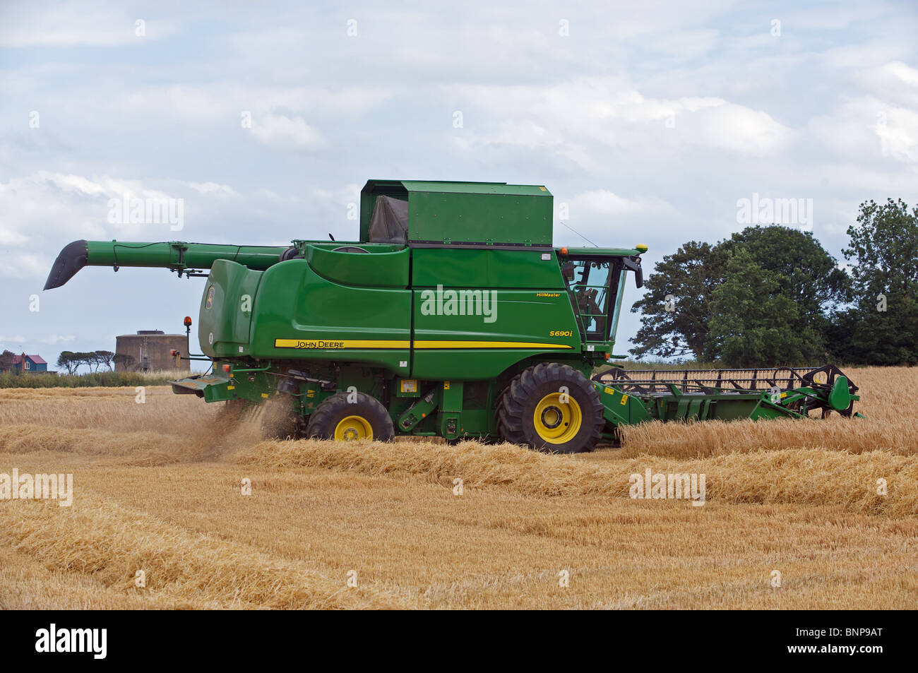 John Deere S690i combine harvester Banque D'Images