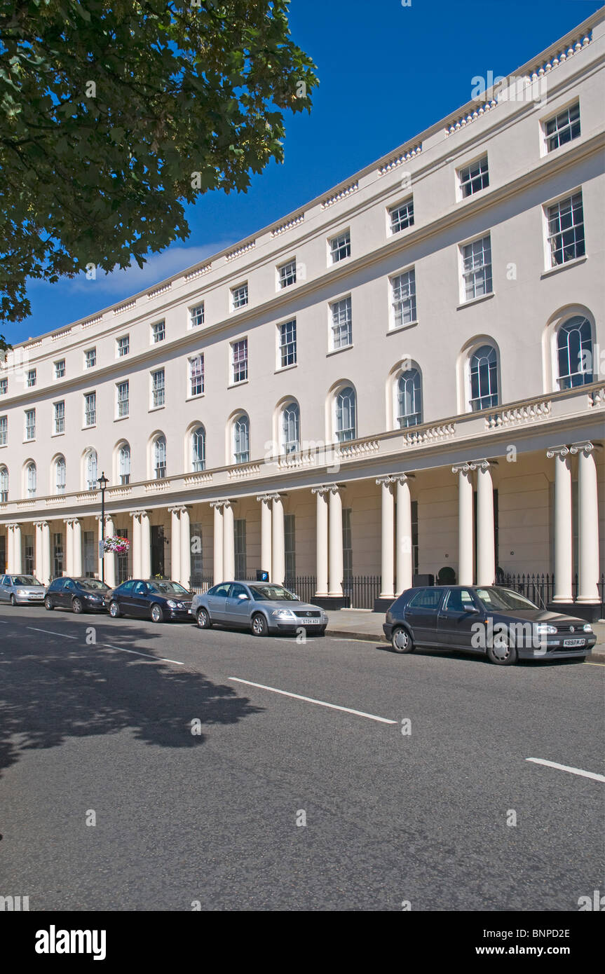 Park Crescent, London W1, Royaume-Uni Banque D'Images