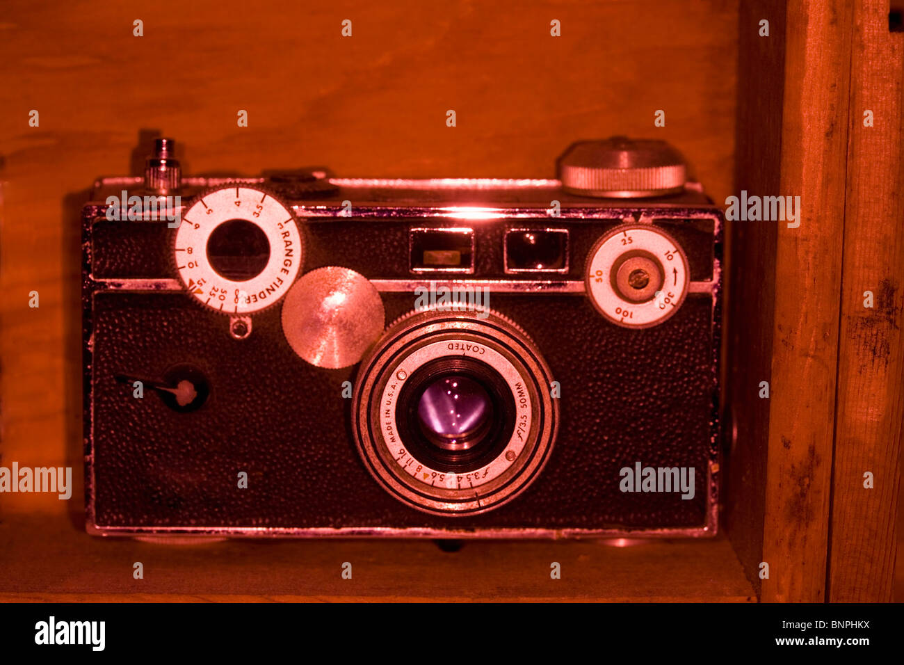 Un vieil appareil photo Banque D'Images