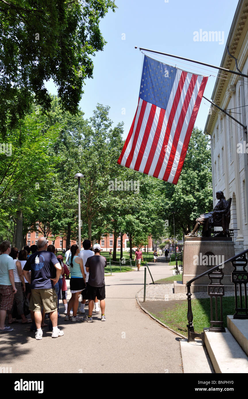 L'Université de Harvard, Cambridge, Massachusetts, USA Banque D'Images