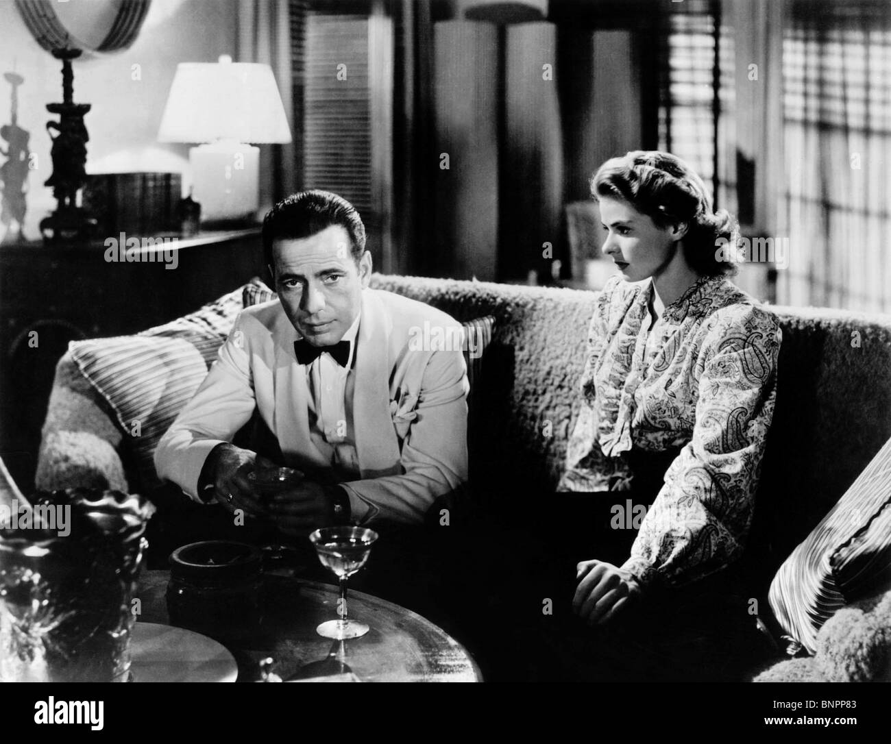 HUMPHREY BOGART, Ingrid Bergman, Casablanca, 1942 Banque D'Images