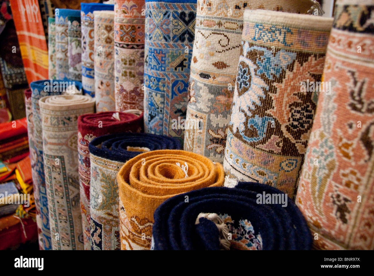 Le Maroc, Tétouan. Médina historique Bazar. Tapis traditionnel marocain de  montre Photo Stock - Alamy