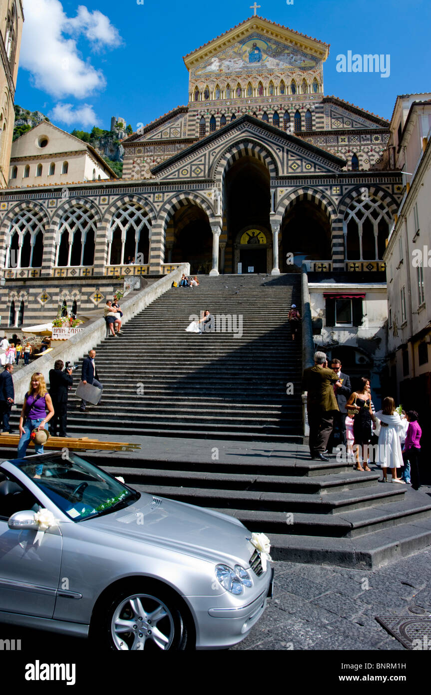 L'Italie, Campanie, Amalfi, Duomo di San Andreas Banque D'Images