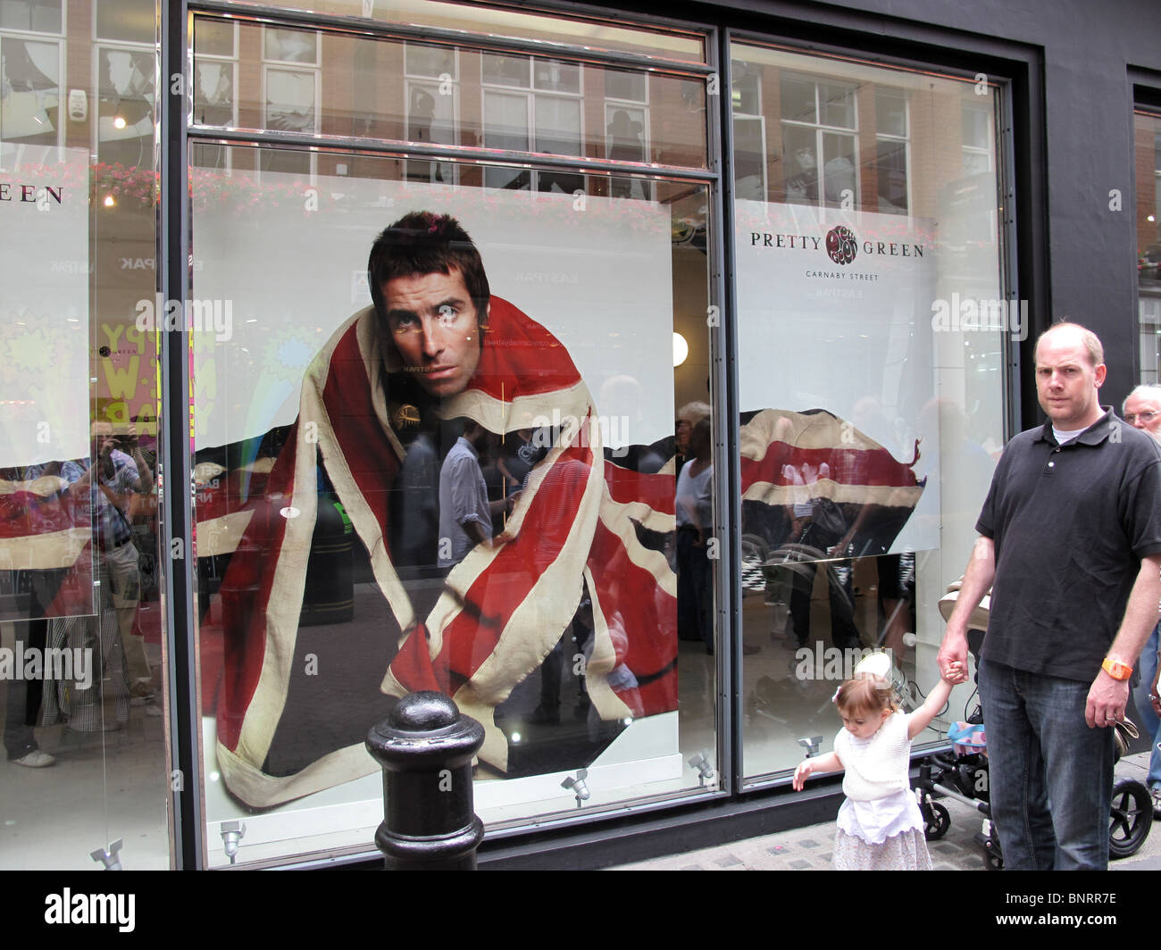 C'est Liam Gallagher Boutique Carnaby Street Banque D'Images