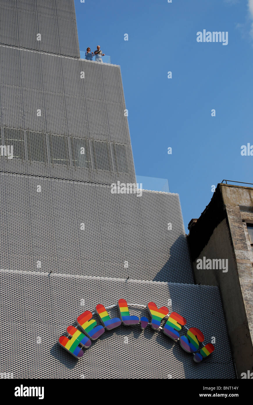 Le nouveau musée d'Art Contemporain à New York, 235 Bowery, New York, NY 10002 Banque D'Images
