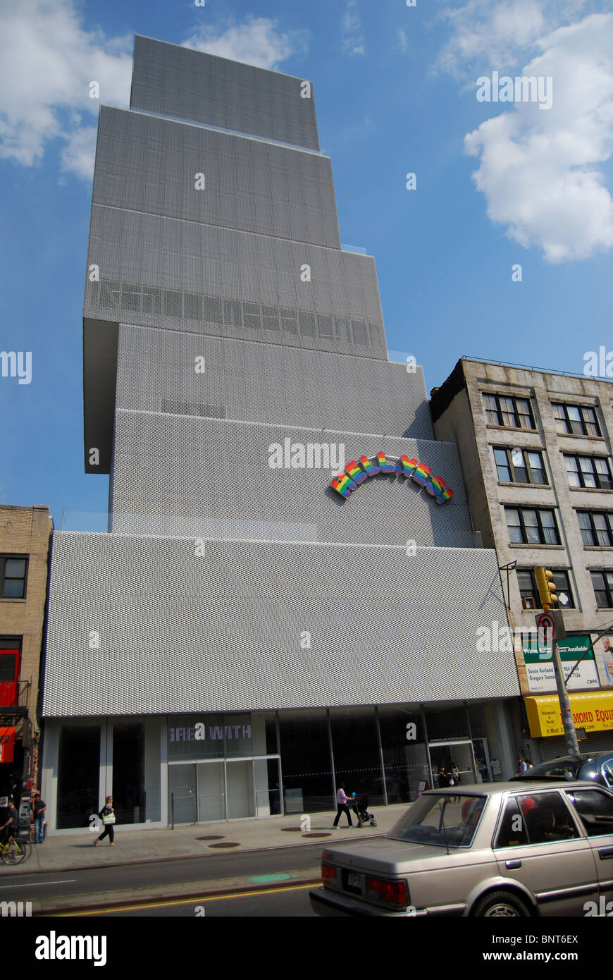 Le nouveau musée d'Art Contemporain à New York, 235 Bowery, New York, NY 10002 Banque D'Images