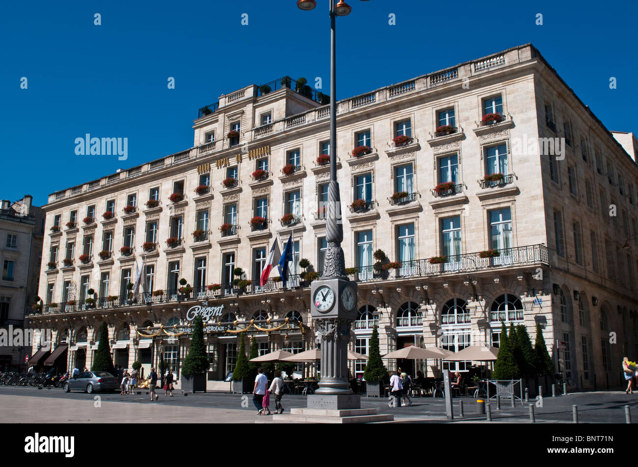 Regent Hotel sur la Place de la Comédie, Bordeaux, France Banque D'Images