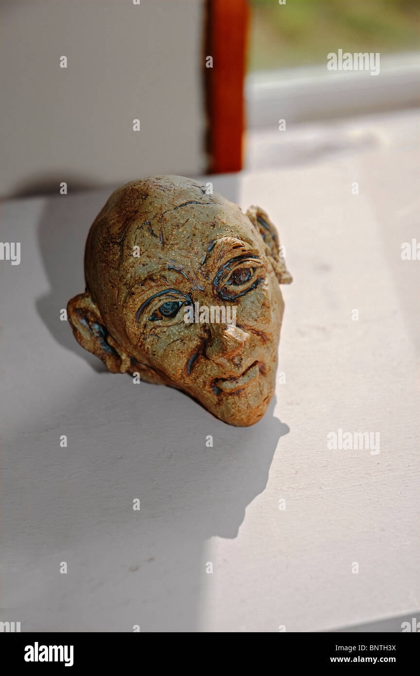 Sculpture en céramique par David Valse, Colombie-Britannique, KY. Banque D'Images