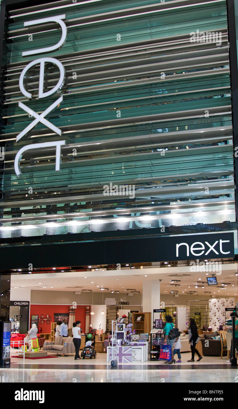 Suivant - Westfield Shopping Centre - Shepherd's Bush - Londres Banque D'Images