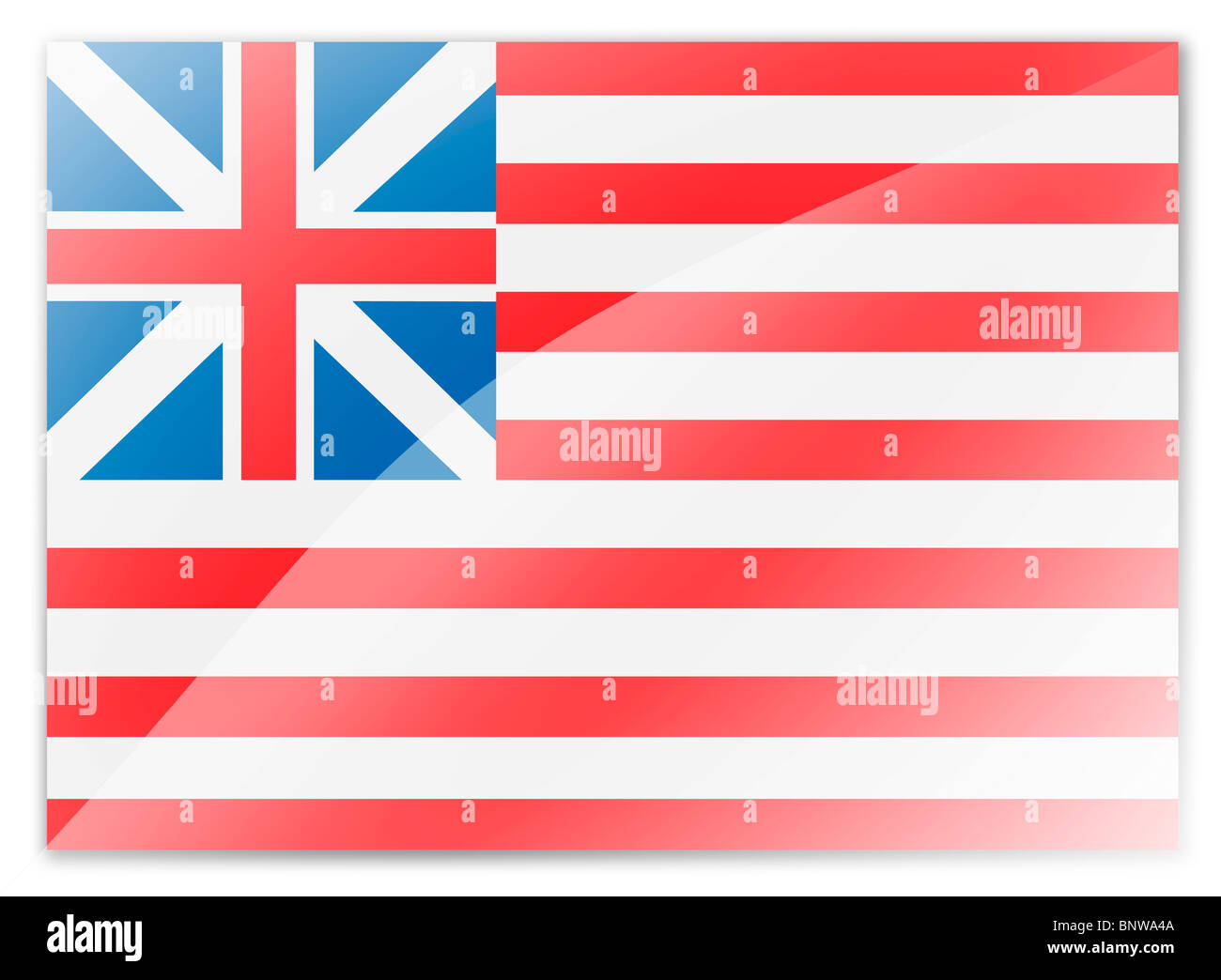 Grand union flag Banque D'Images