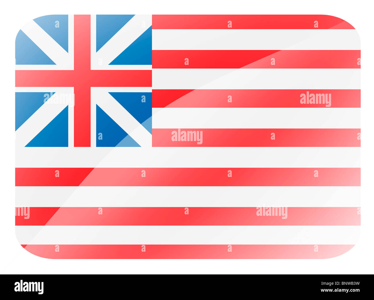 Grand union flag Banque D'Images