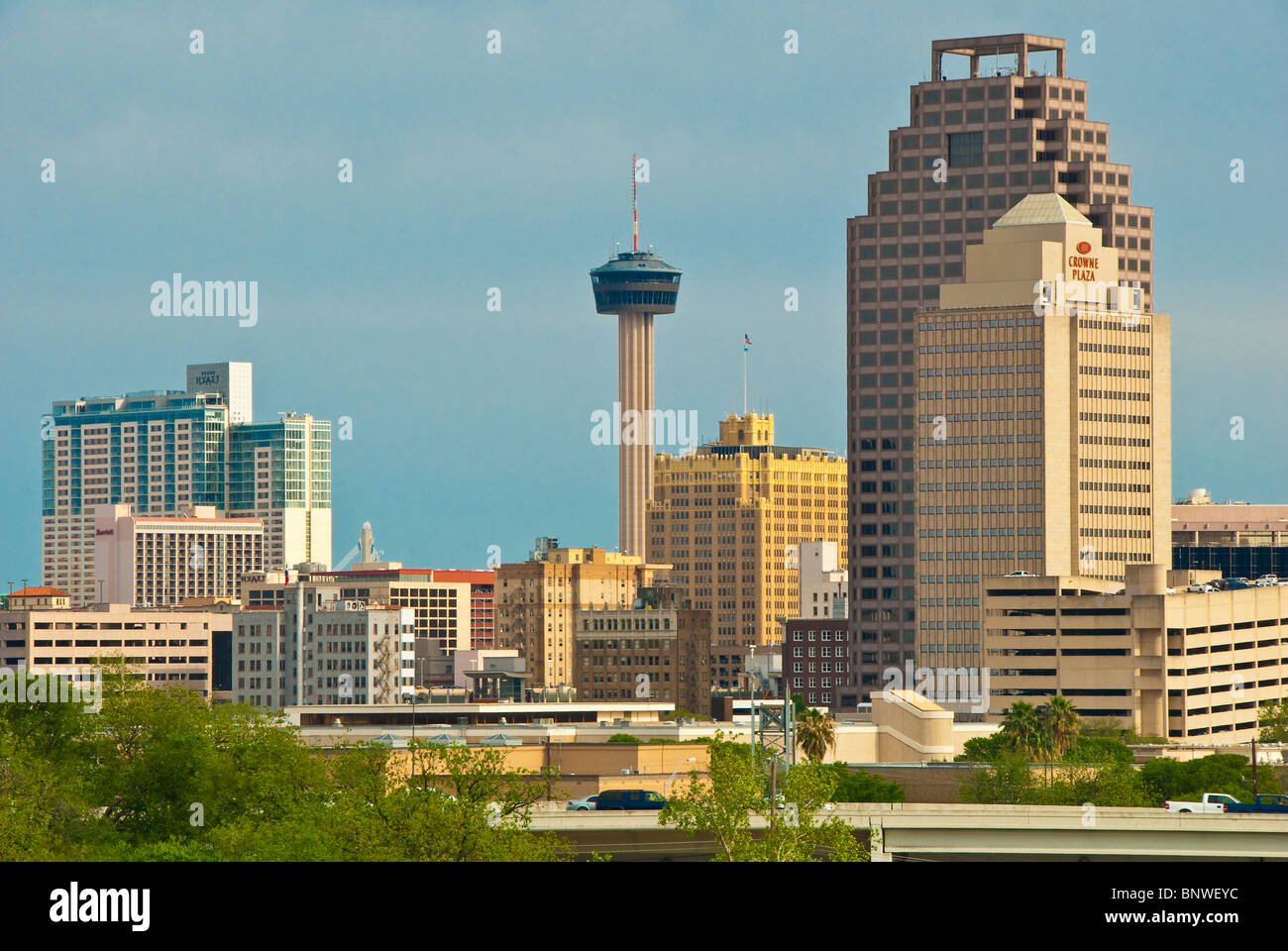 Skyline de San Antonio, Texas, USA Banque D'Images