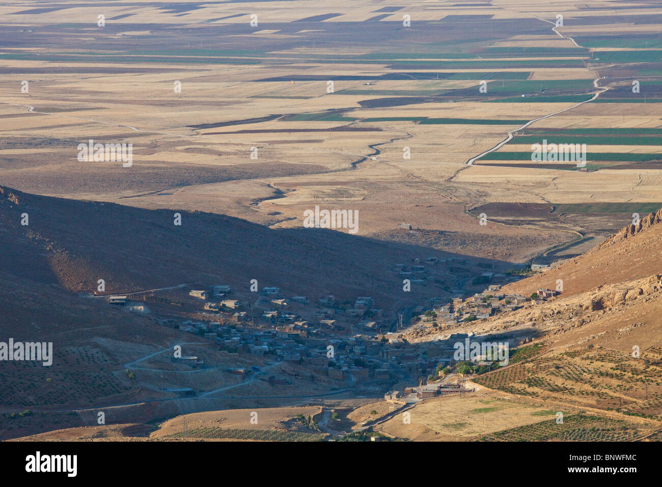 Vue panoramique de Mardin, Turquie Banque D'Images