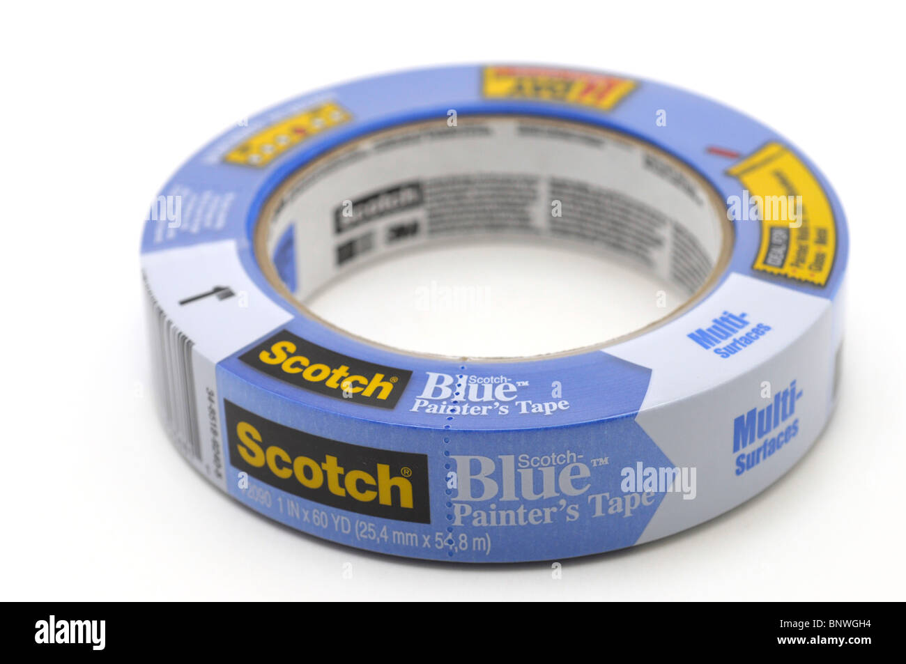Du ruban de masquage de peintre Banque D'Images