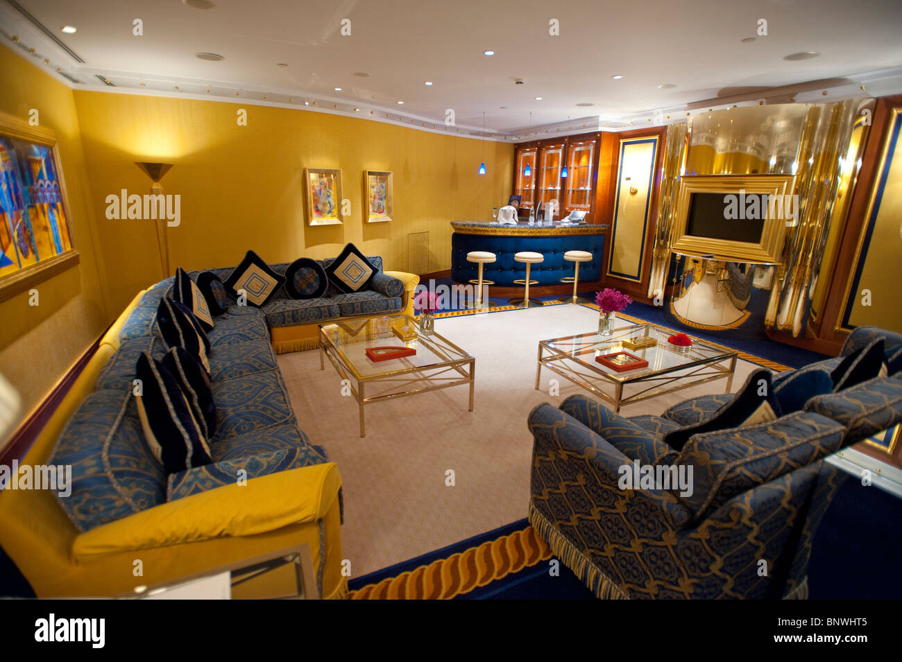 Burj Al Arab, Dubaï, Émirats arabes unis, en Asie Banque D'Images