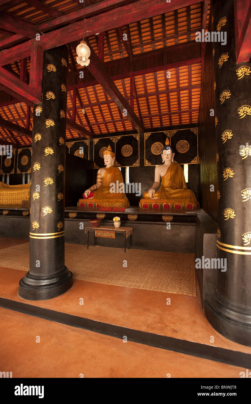 Wat Chedi Luang, Chiang Mai, la province de Chiang Mai, Thaïlande, Asie Banque D'Images