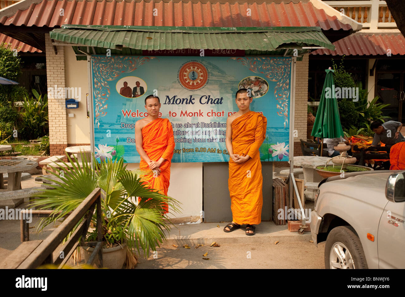 Wat Chedi Luang, Chiang Mai, la province de Chiang Mai, Thaïlande, Asie Banque D'Images