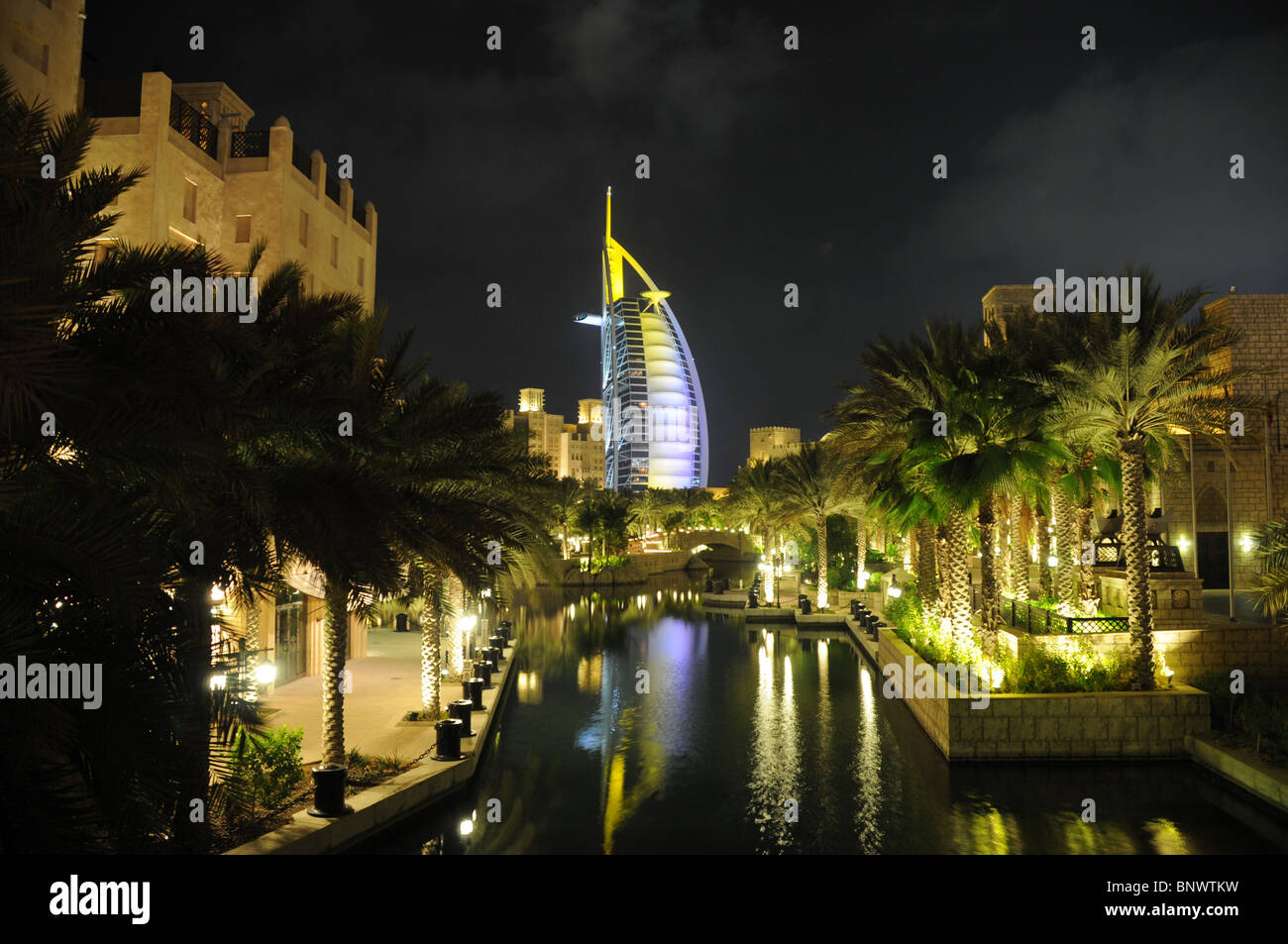 La tour Burj al Arab Dubai Banque D'Images