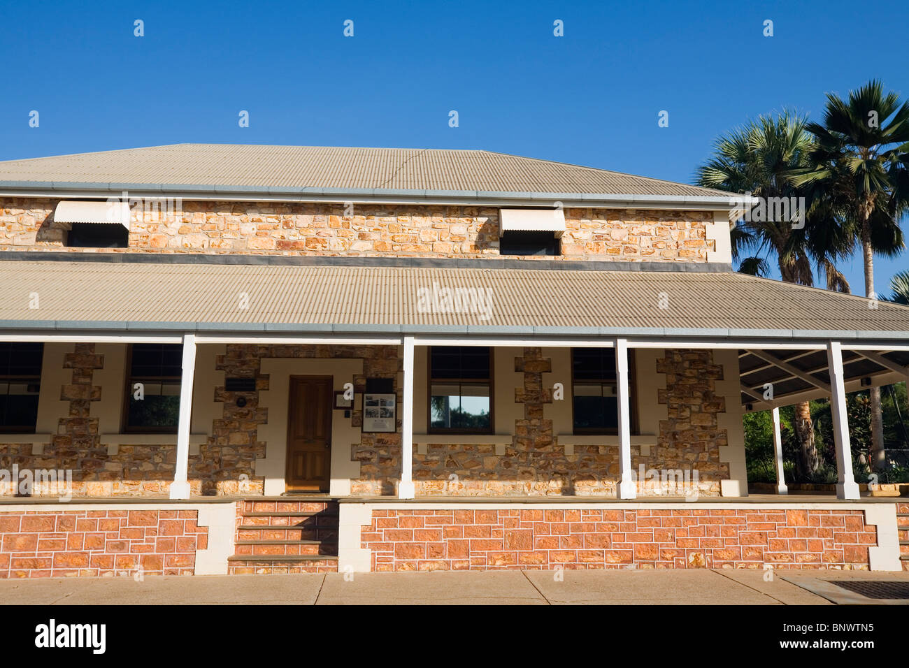 Ancien palais de justice et de police. Darwin, Territoire du Nord, Australie. Banque D'Images