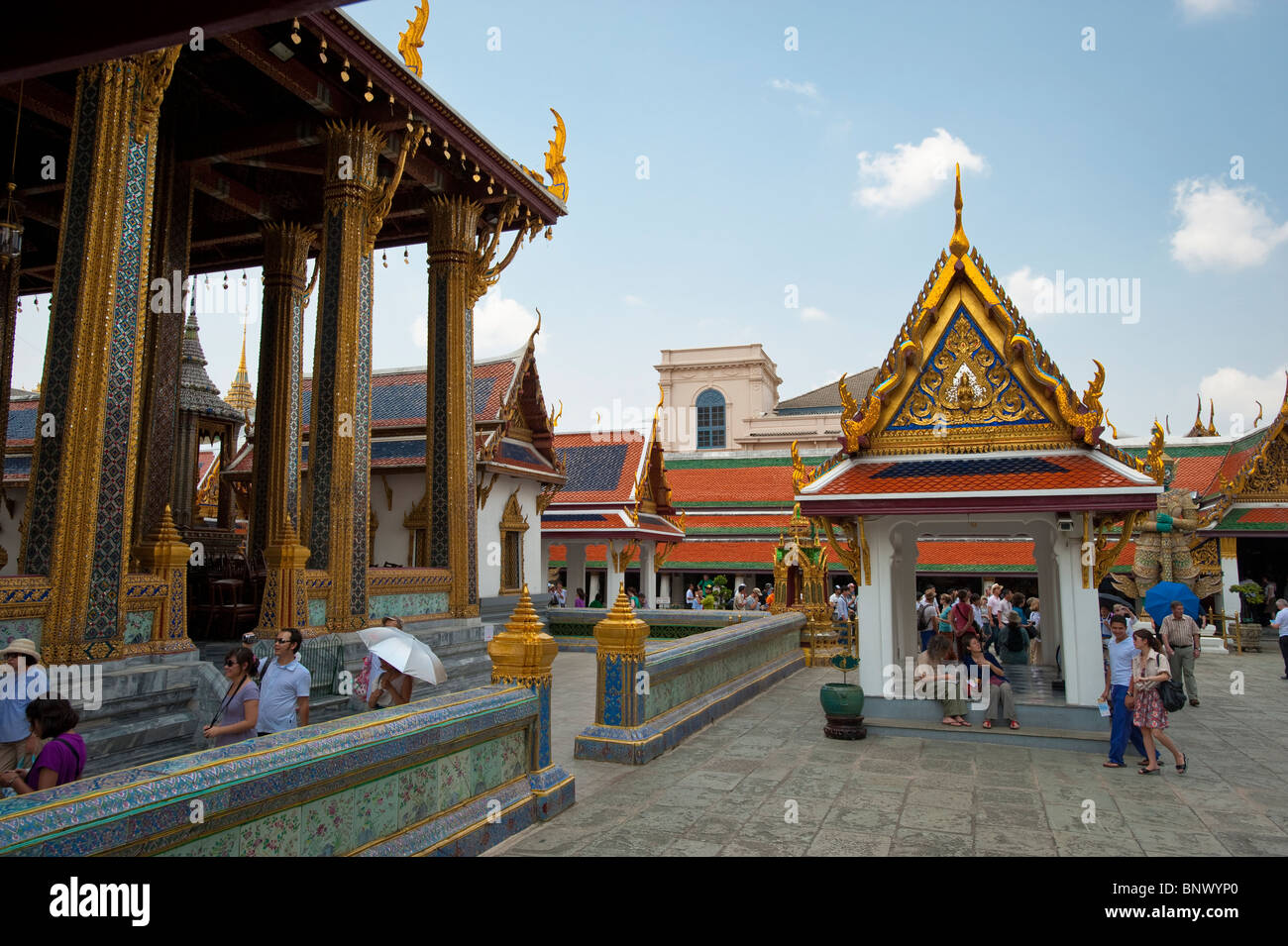 Grand Palace, Bangkok, Thailande, Asie Banque D'Images