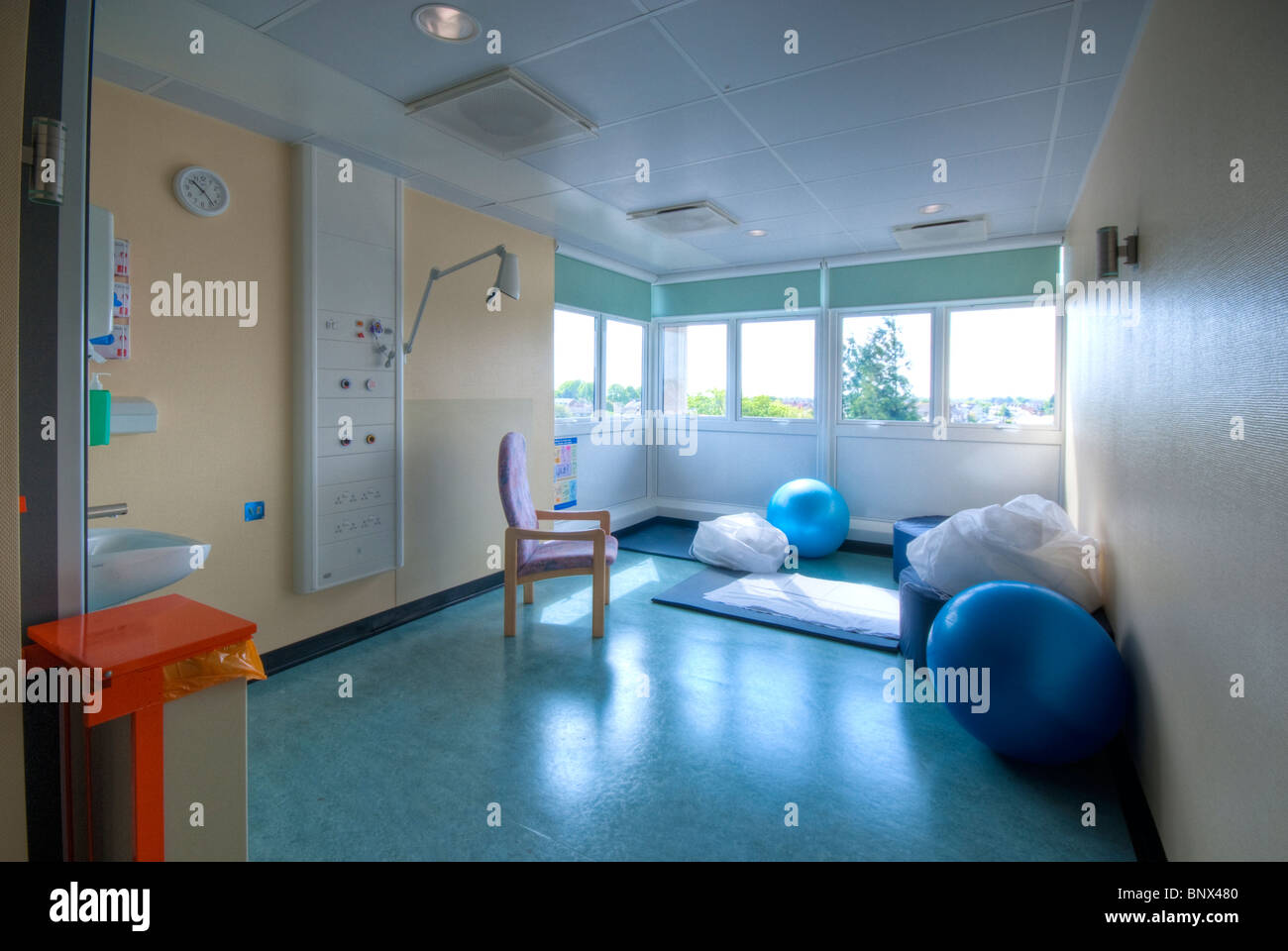 L'unité de maternité de l'hôpital de Chichester Tangmere Ward Banque D'Images