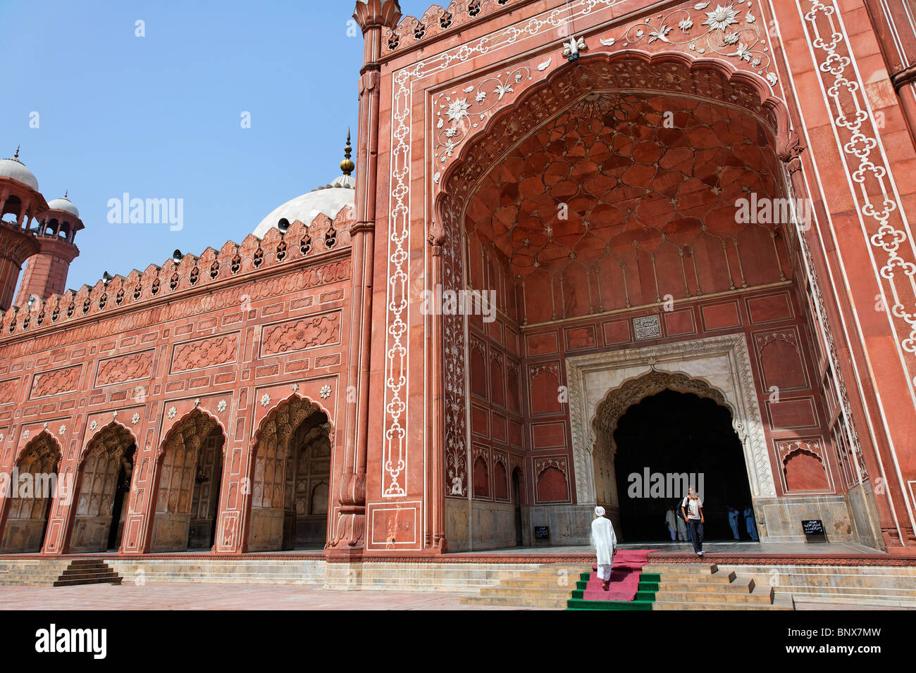 Pakistan - Lahore - Punjab - mosquée Badshahi Banque D'Images