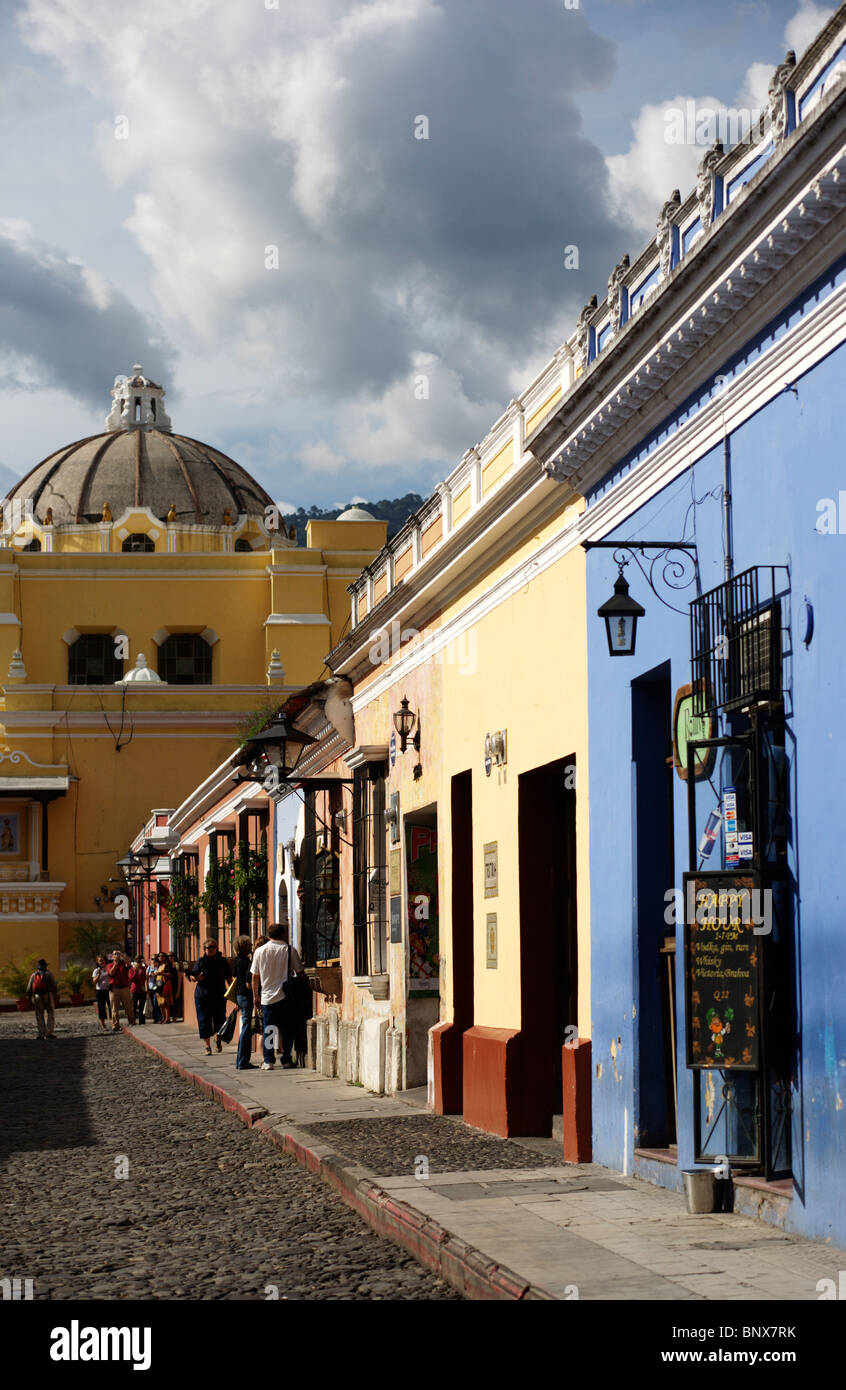 El Arco de Santa Catalina sur Calle del Arco en Antigua près de Guatemala City au Guatemala Banque D'Images