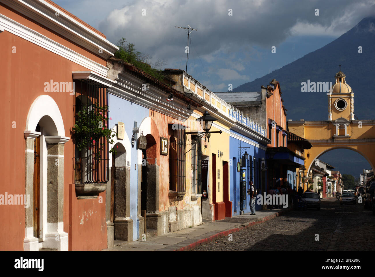 El Arco de Santa Catalina sur Calle del Arco en Antigua près de Guatemala City au Guatemala Banque D'Images