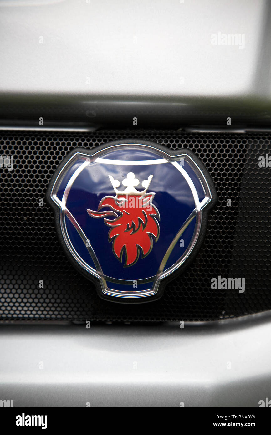 Logo camion Scania Banque D'Images