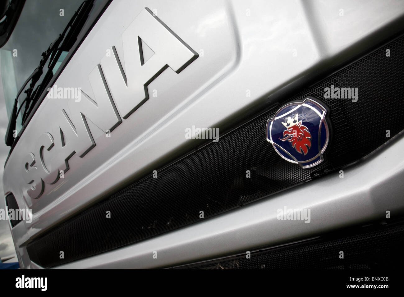 Logo camion Scania Banque D'Images