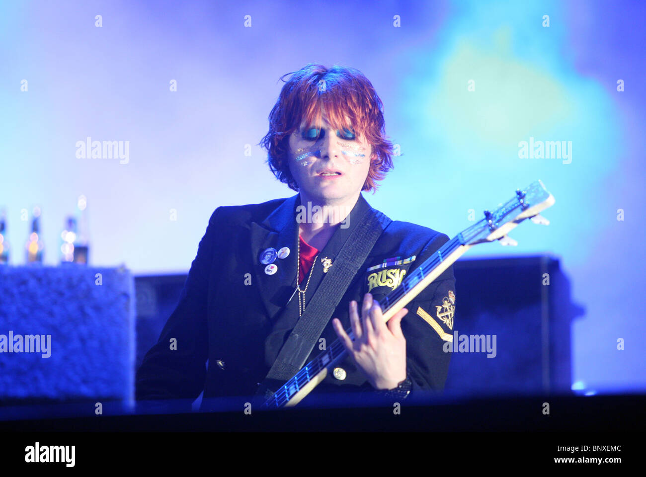 Nicky Wire, bassiste avec les Manic Street Preachers Banque D'Images