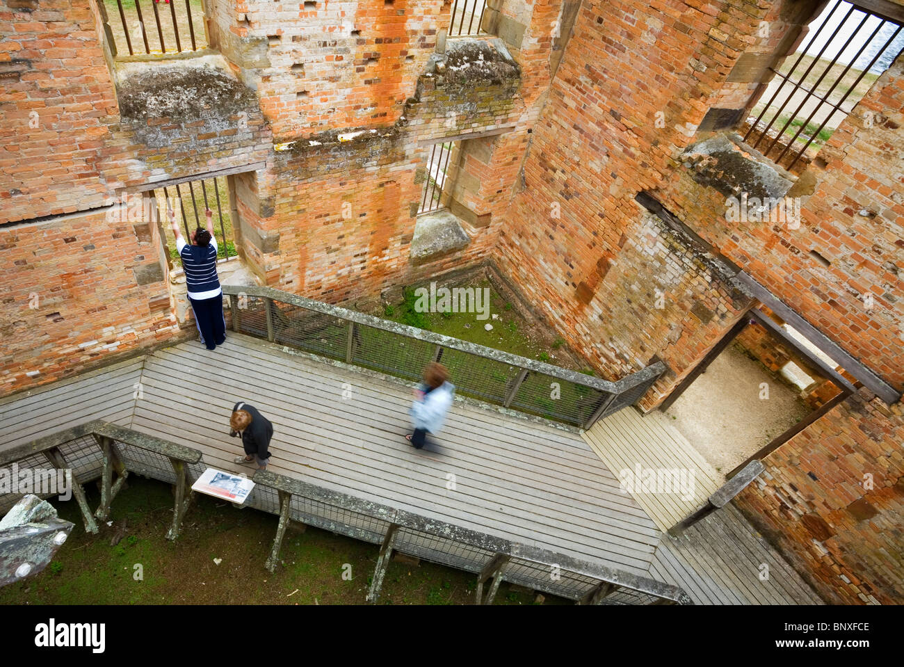 Ruines du pénitencier de l'Site historique de Port Arthur. Port Arthur, Tasmanie, Australie Banque D'Images