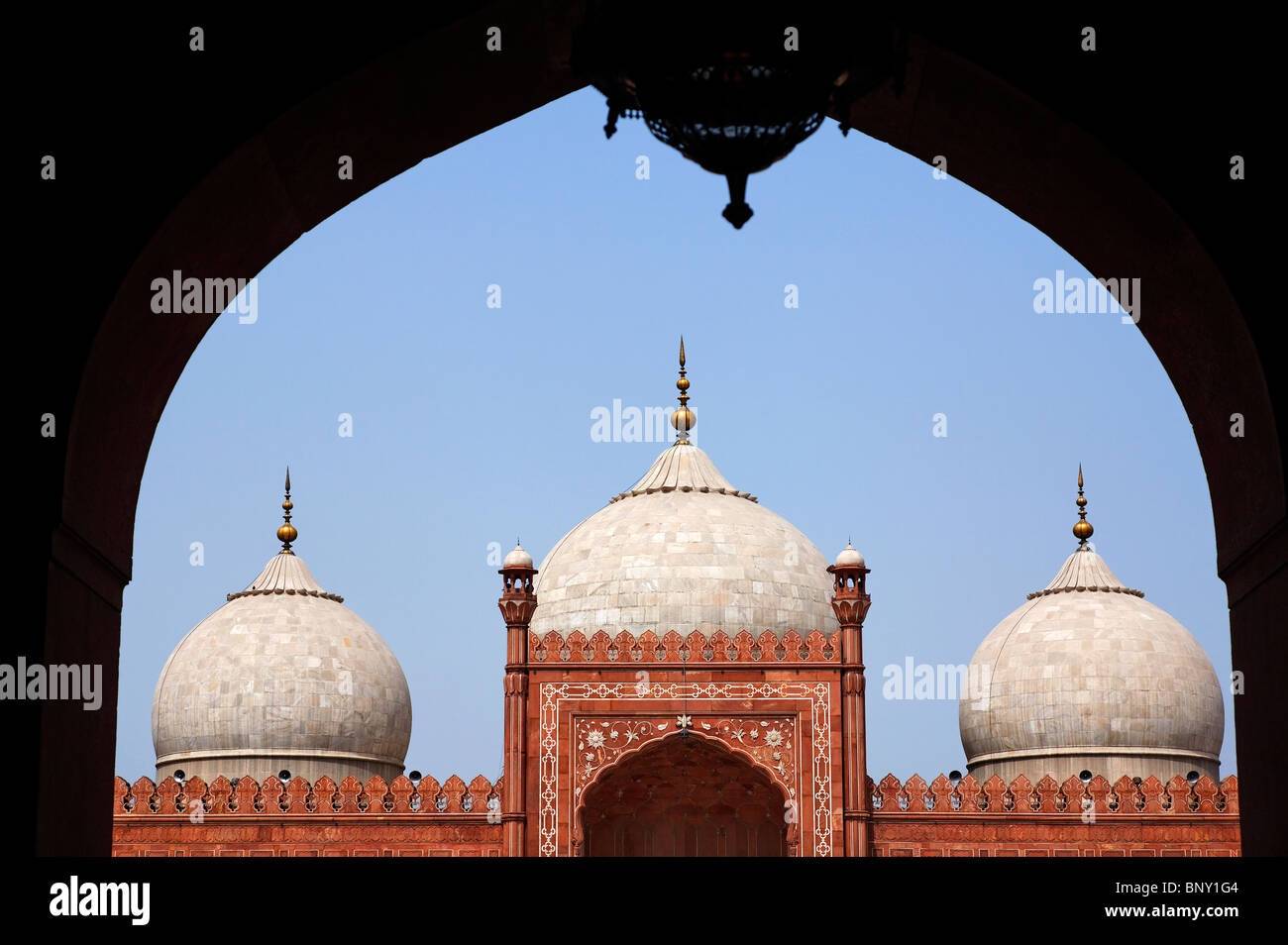 Pakistan - Lahore - Punjab - Entrée de la mosquée Badshahi Banque D'Images