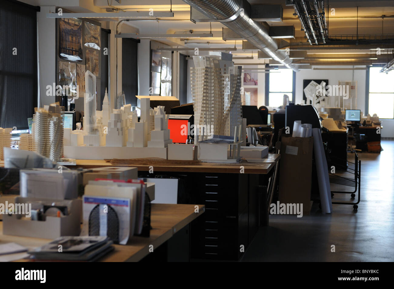 Le studio de l'architecte Daniel Libeskind sur Rector Street dans le