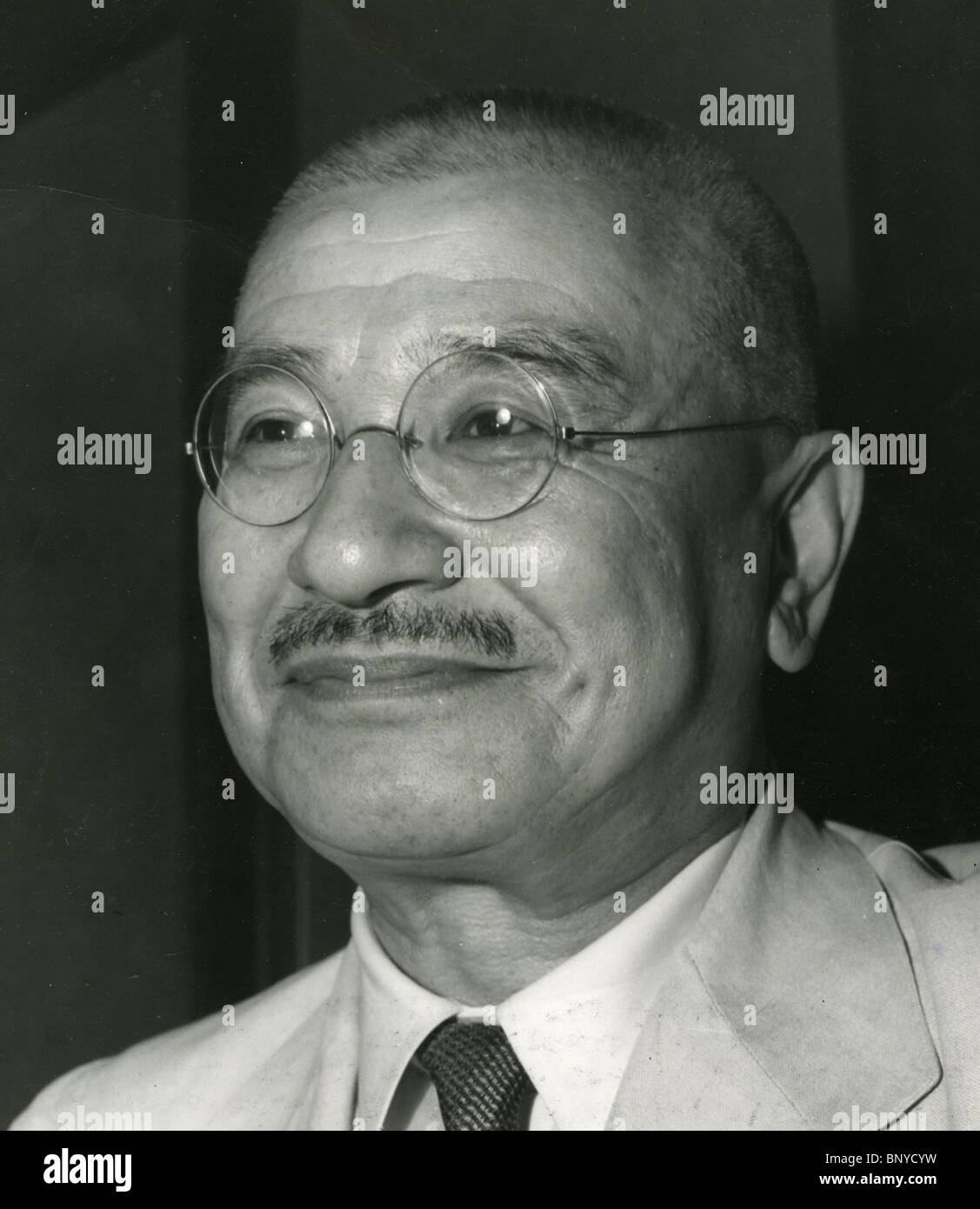 NOBUYUKI ABE (1875-1953) en tant que général dans l'Armée Impériale Japonaise peu avant de devenir Premier Ministre du Japon en 1938 Banque D'Images
