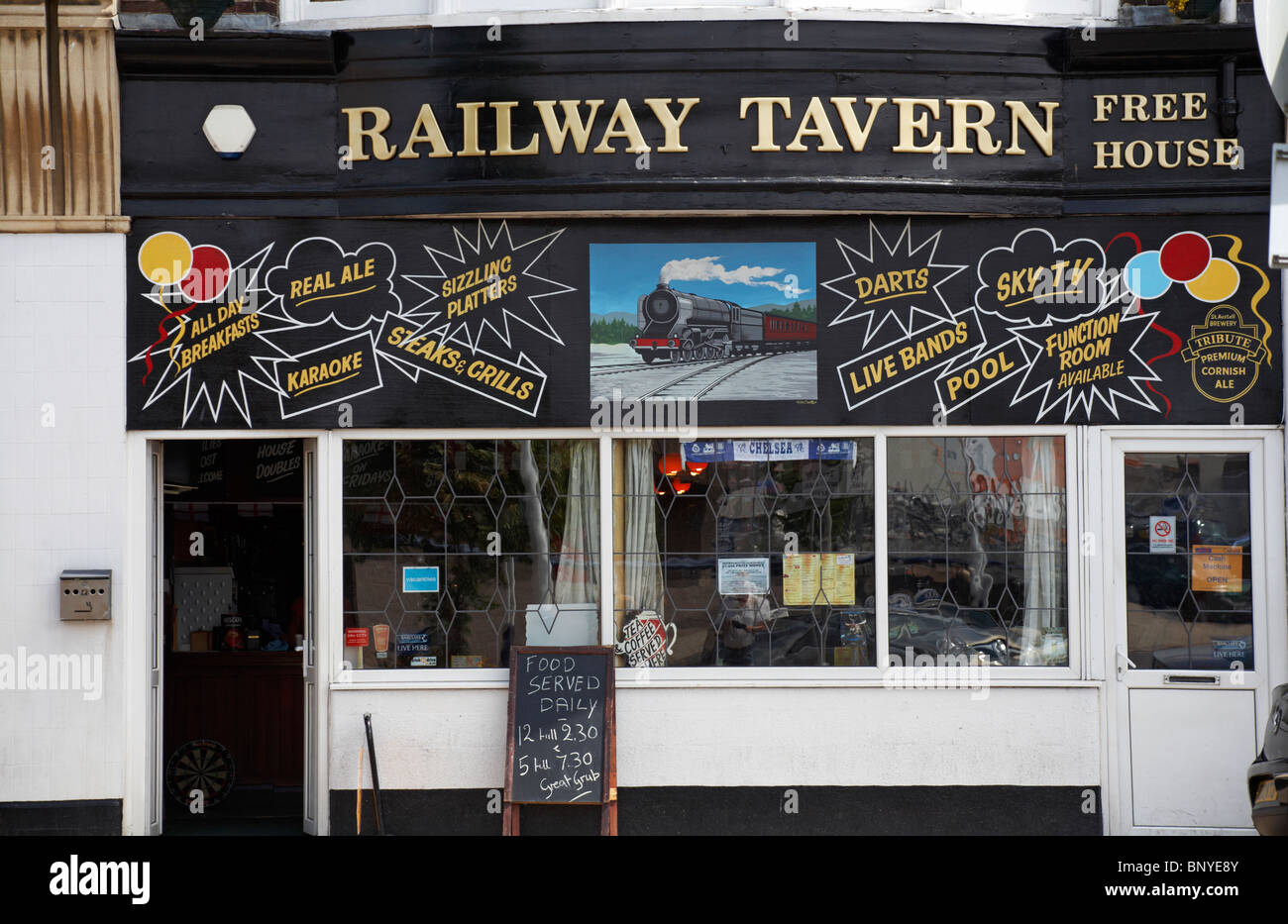 Railway Tavern gratuitement Chambre à Weymouth, Dorset Banque D'Images