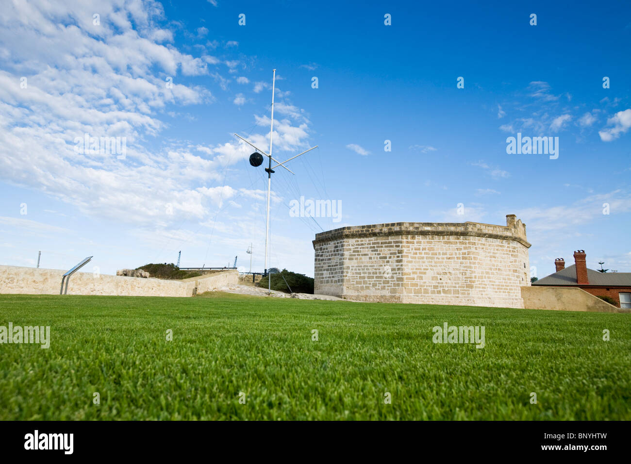 La maison ronde à la tête d'Arthur. Fremantle, Australie occidentale, Australie. Banque D'Images