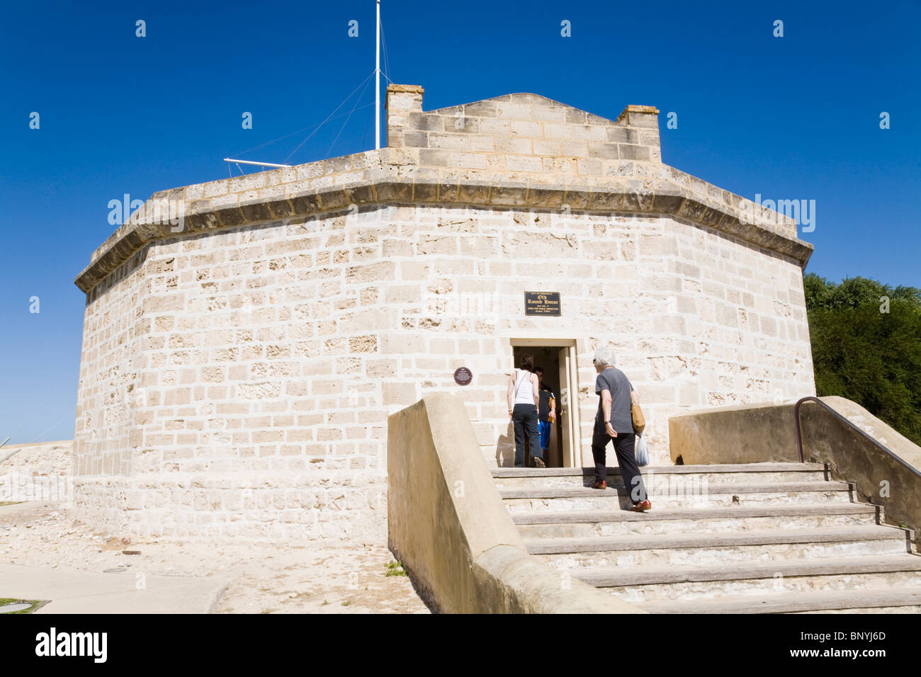 La maison ronde à la tête d'Arthur. Fremantle, Australie occidentale, Australie. Banque D'Images