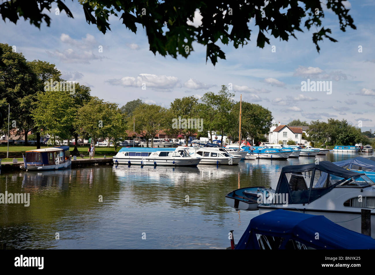 Beccles Quay Suffolk Banque D'Images